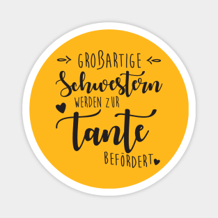 Schwestern werden zur tante befördert Magnet